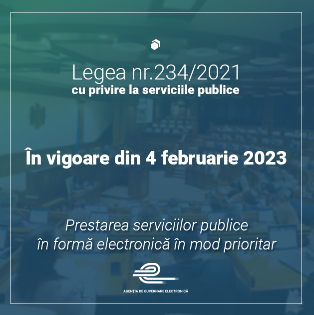 eGovCenterMD's tweet photo. 𝐈̂𝐧 𝐯𝐢𝐠𝐨𝐚𝐫𝐞 𝐝𝐢𝐧 4 𝐟𝐞𝐛𝐫𝐮𝐚𝐫𝐢𝐞 𝟐𝟎𝟐𝟑 ‼️
Legea nr.234/2021 cu privire la serviciile publice a intrat în vigoare la 4 februarie 2023
Legea este o premieră pentru țara noastră, definește clar noțiunea de Servicii publice și prevede:  
https://t.co/CTEnmabrPI... https://t.co/1fe5KPabtW