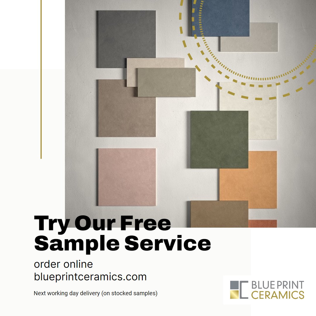 When you're planning a big project, samples can make it easier. We'll get your samples to you next working day on stocked samples.

blueprintceramics.com

#project #planning #tilespecification