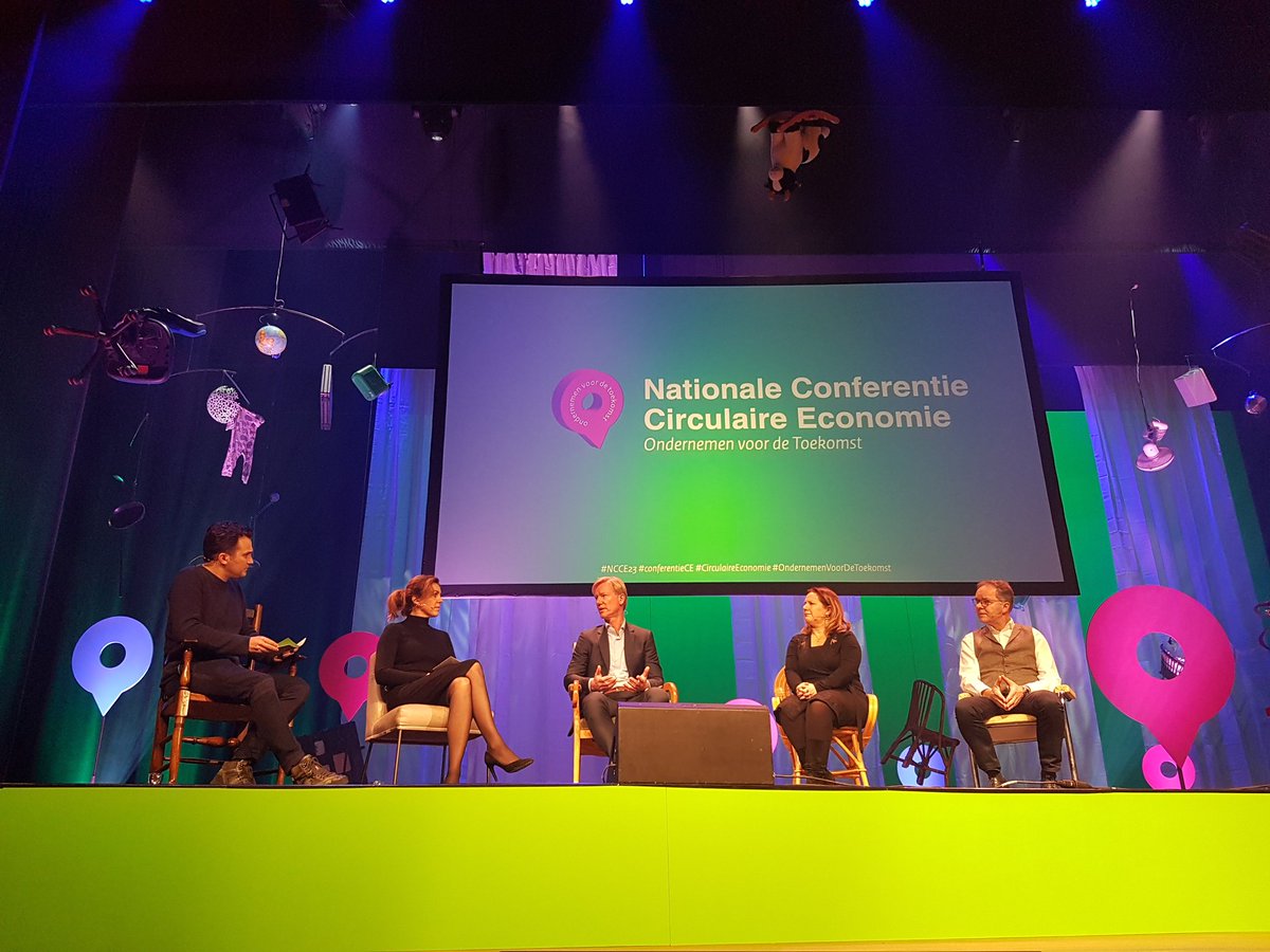 “Het is de kunst om de spelregels zodanig te veranderen, dat circulaire economie het nieuwe normaal wordt,” zegt PBL-directeur Marko Hekkert op de #NCCE23.
