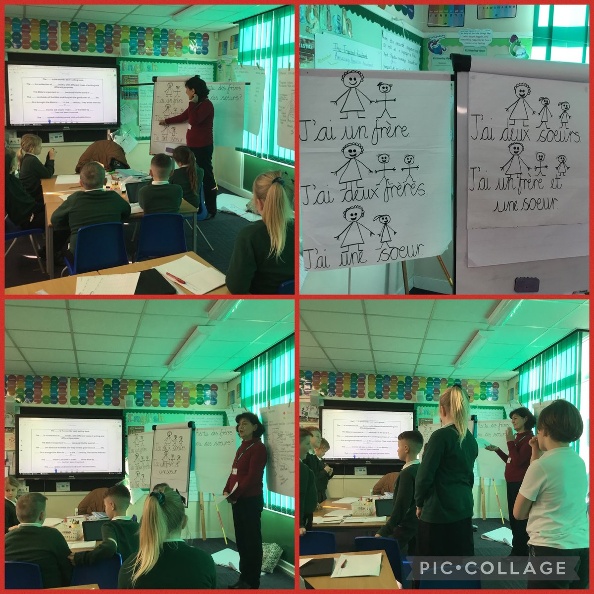 BaderPrimary's tweet photo. Y4R are learning how to give information about brothers and sisters in French. #BaderFrench 🇫🇷 #RRS #article29 https://t.co/iKnpQSV8RB