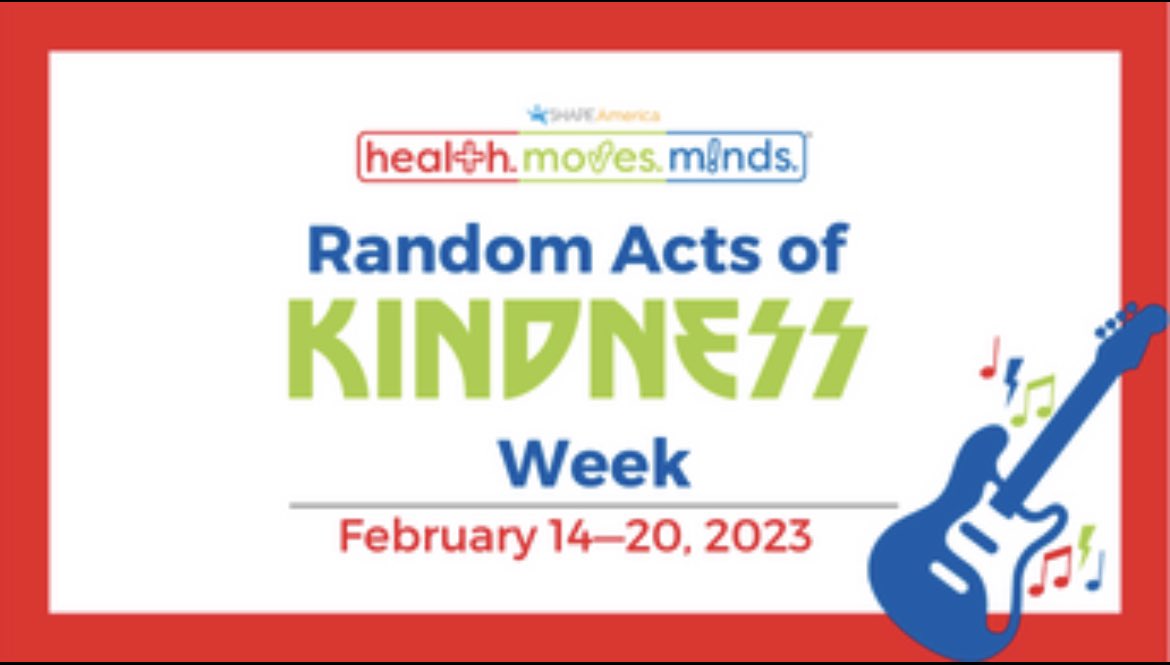 Amplify it 🎸Spread it like Wildflowers🌻Throw it like confetti 🎉 Mark it on your calendar 🗓 b/c…

Random Acts of KINDNESS week is almost here👏🥳🤩

How🤔will you engage Ss to #amplifykindess 🎸&amp; #ShowMeMoKindness in their school🏫 &amp; community❓