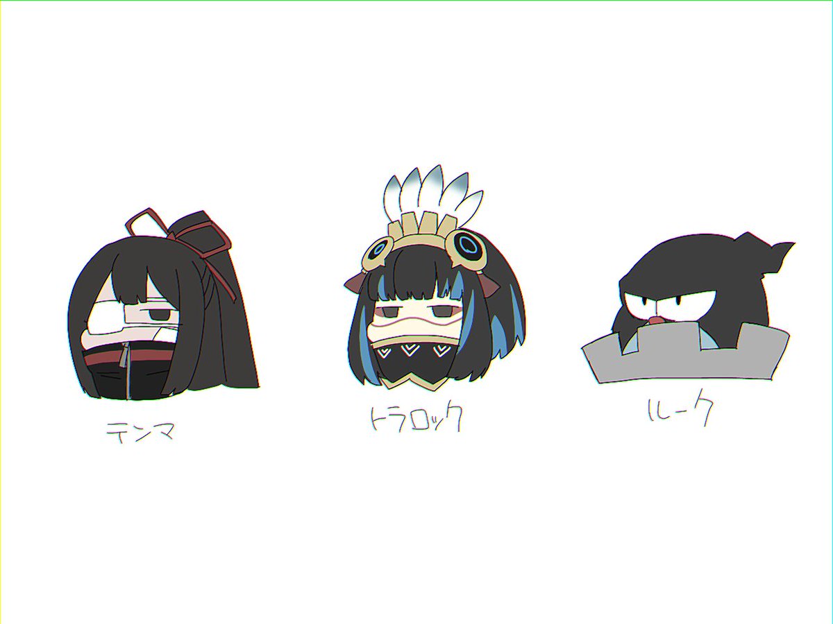 「目隠れならぬ口隠れが好きですというやつ 」|幽棲ムツキ@skebのイラスト