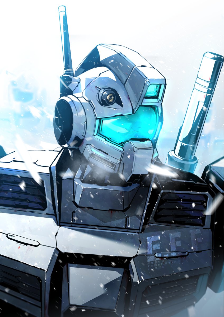 robot mecha solo no humans science fiction glowing white background  illustration images