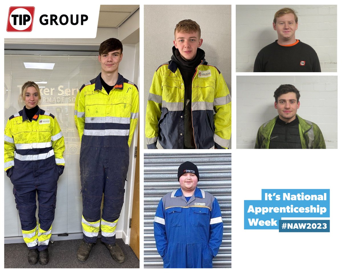 TIP Group UK&I (@tipgroupuk) on Twitter photo Its National <a href="/Apprenticeships/">Apprenticeships</a> Week! #NAW2023
At TIP, we currently have 18 apprentices who are located at our branches across the country.
Completing an apprenticeship scheme is a massive personal investment & we salute their dedication.
For more, visit: apprenticeships.gov.uk Its National <a href="/Apprenticeships/">Apprenticeships</a> Week! #NAW2023
At TIP, we currently have 18 apprentices who are located at our branches across the country.
Completing an apprenticeship scheme is a massive personal investment & we salute their dedication.
For more, visit: apprenticeships.gov.uk