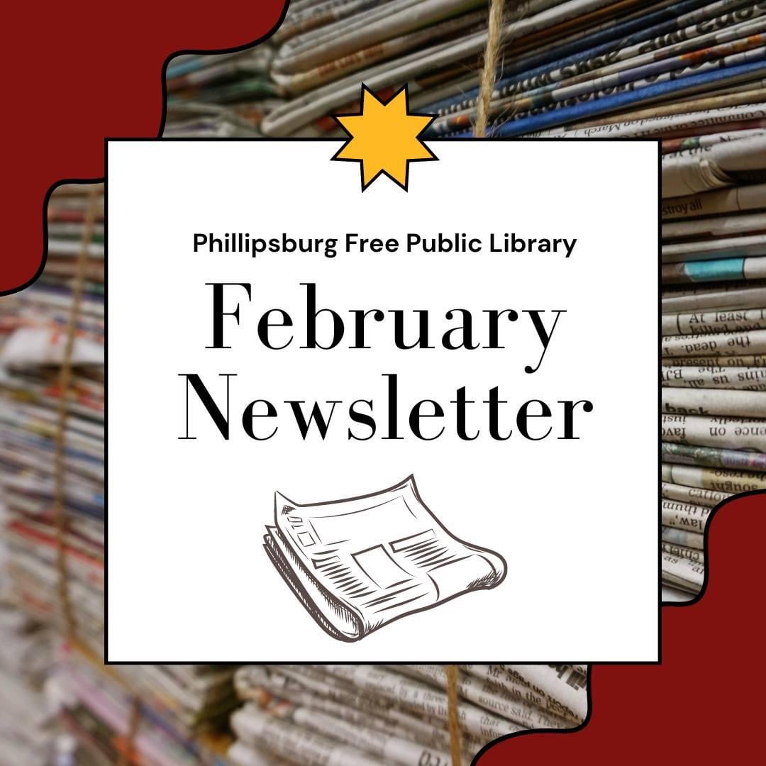 pburglibrary's tweet photo. Have you read our February newsletter yet?
 
Visit https://t.co/tUJgpgybxZ to find out what's happening at the library this month! https://t.co/WnwGDSKOrM