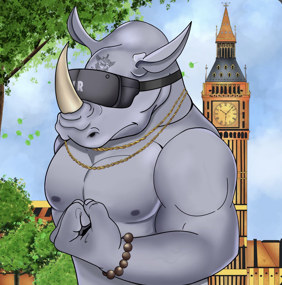 YoungPa80505680's tweet photo. Rhino of the Day!! @RespectedRhinos #VRSet Floor is .0212Eth and only 3 for until a .2Eth Floor🥽 #GoldChains Floor is .065Eth and 12 until a .3011Eth Floor⛓ #Naked Floor is .05Eth and 7 listed until a .1Eth Floor🎉 Huge things are coming👀📶🦏🔥#RRC #RhinosGoHard #RhinoStrong https://t.co/nwWqCjF1Rg