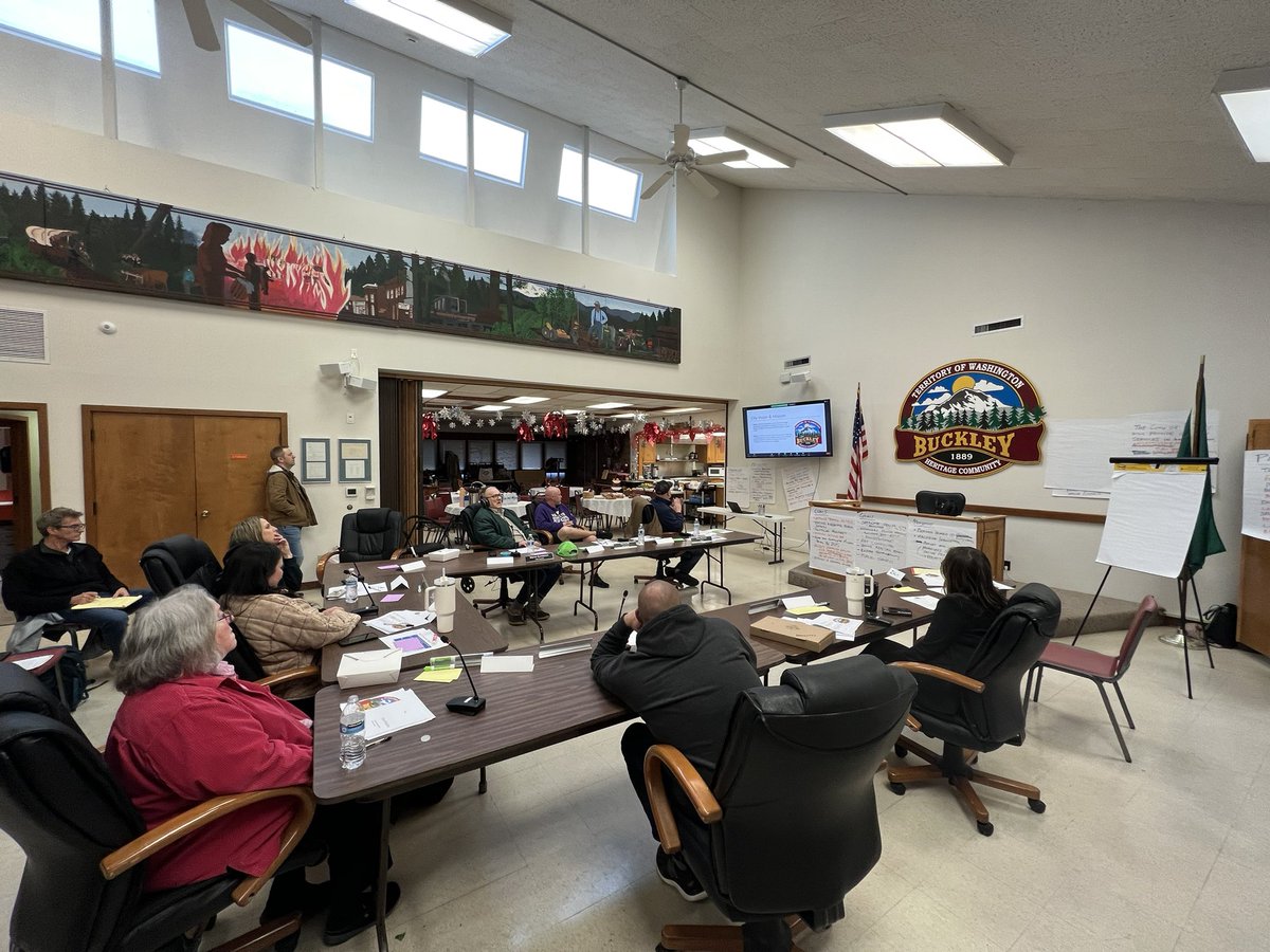Great time on Saturday being able to host the Buckley, WA City Council goal setting retreat. Great group of people dedicated to their community and creating a bright future. <a href="/LlcSageland/">Sageland Strategic LLC</a> #facilitation #localgov