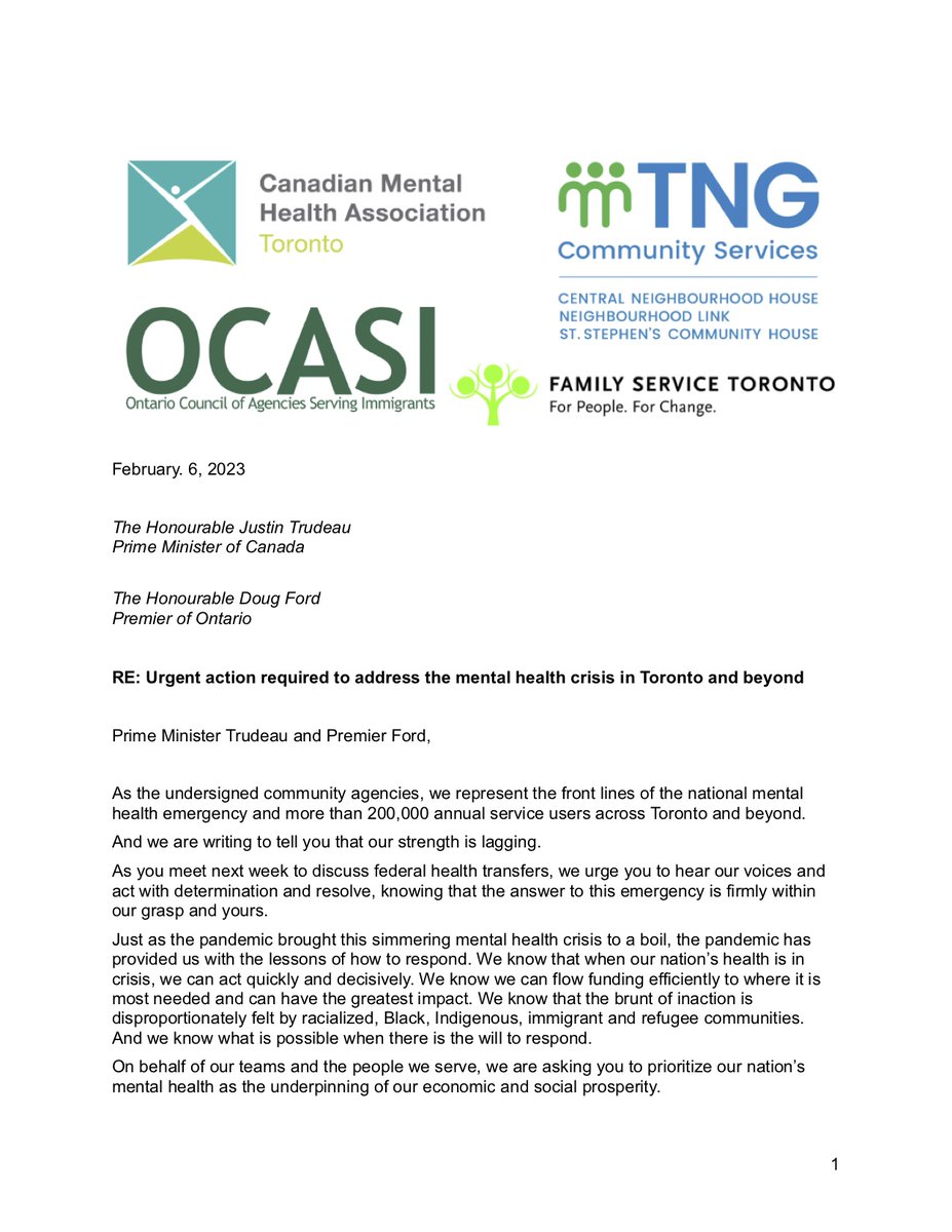 CMHA Toronto tweet media