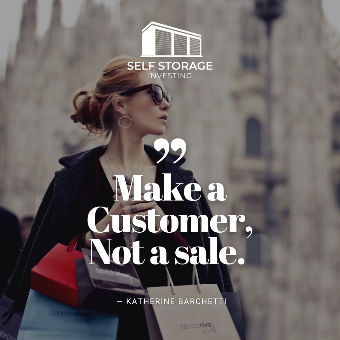 “Make a Customer, Not a sale.” — Katherine Barchetti

Learn more about us: podcasts.apple.com/us/podcast/the…

#selfstoragehelp #SelfStorage #PassiveInvesting #SelfStorageFund #CashFlowPayments #CashFlowRealEstate #investinginselfstorage #realestateinvesting