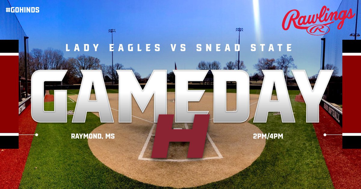 💥 🥎 OPENING DAY 🥎 💥

🆚 Snead State (AL)
⌚️ 2 &amp; 4 PM
🏟️ Rene T. Warren Field 
📍 Raymond, MS
🎟️ sports.hindscc.edu/sports/2020/10…
🎥 hindsccsports.net/channel-2/