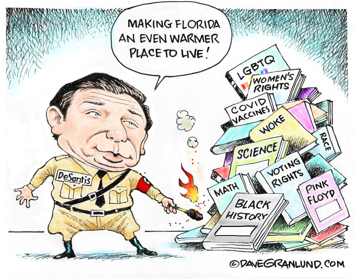 DeathSantis Promises To End 'Wokeness' & Make Florida A Warmer Place To Live by @DaveGranlund 

@Out5p0ken @nanelvisfan @jrpull1 @Lady_Star_Gem @FlowerFreak3 @margiemurd @thinkingtime55 @ladewd1 @Thunderbirds511 @sybilsdad @Robbytreeroot @Ruby74698396 @DemNevada @Hays4horsesjude