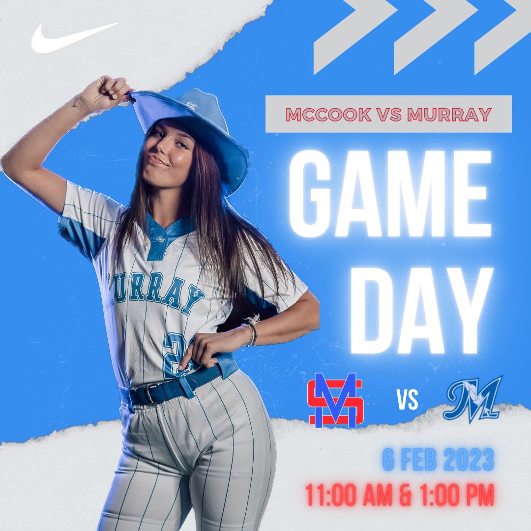 MSC_Softball's tweet photo. 🥎 GAME DAY 🥎
🆚 McCook CC 
📍 Tishomingo, OK 
⏰ 11 AM &amp; 1 PM 
💻 https://t.co/nPufuOpxyb https://t.co/kJ1Hm9udZp