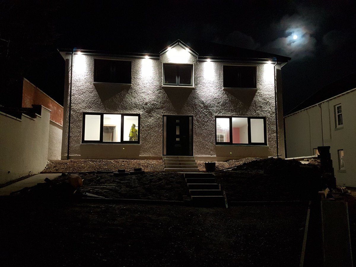 ABMcGarvey's tweet photo. House update.... we now have power! Hopefully have water soon, then we can get a bit of heat while we finish off all those jobs inside. I can see the light at the end of this 3 year long tunnel.....
#selfbuild #projectmanaging #whatamidoing #wearebonkers https://t.co/sSQLIgIx7j