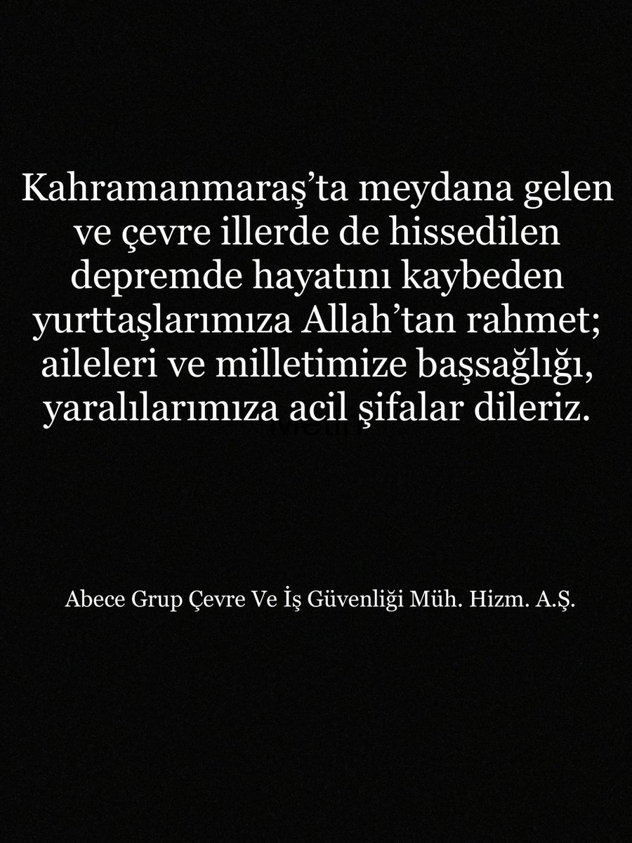 abece_cevre's tweet photo. #deprem #PrayForTurkey #Turkey https://t.co/Pe0qChDRal