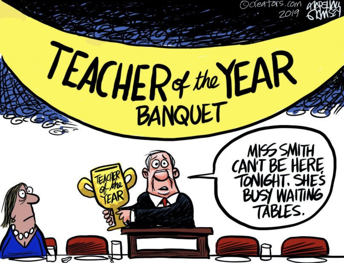 This morning’s editorial by the Houston Chronicle is right on the money. Give teachers a raise and not a punch in the gut with school choice. 40% of Texas teachers work a second job. <a href="/pastors4txkids/">Pastors for Children</a> <a href="/RYHTexas/">RaiseYourHandTexas</a> <a href="/piper4missouri/">piper4missouri</a> <a href="/memangrum/">Meghan Mangrum</a> 

houstonchronicle.com/opinion/editor… via @houstonchron