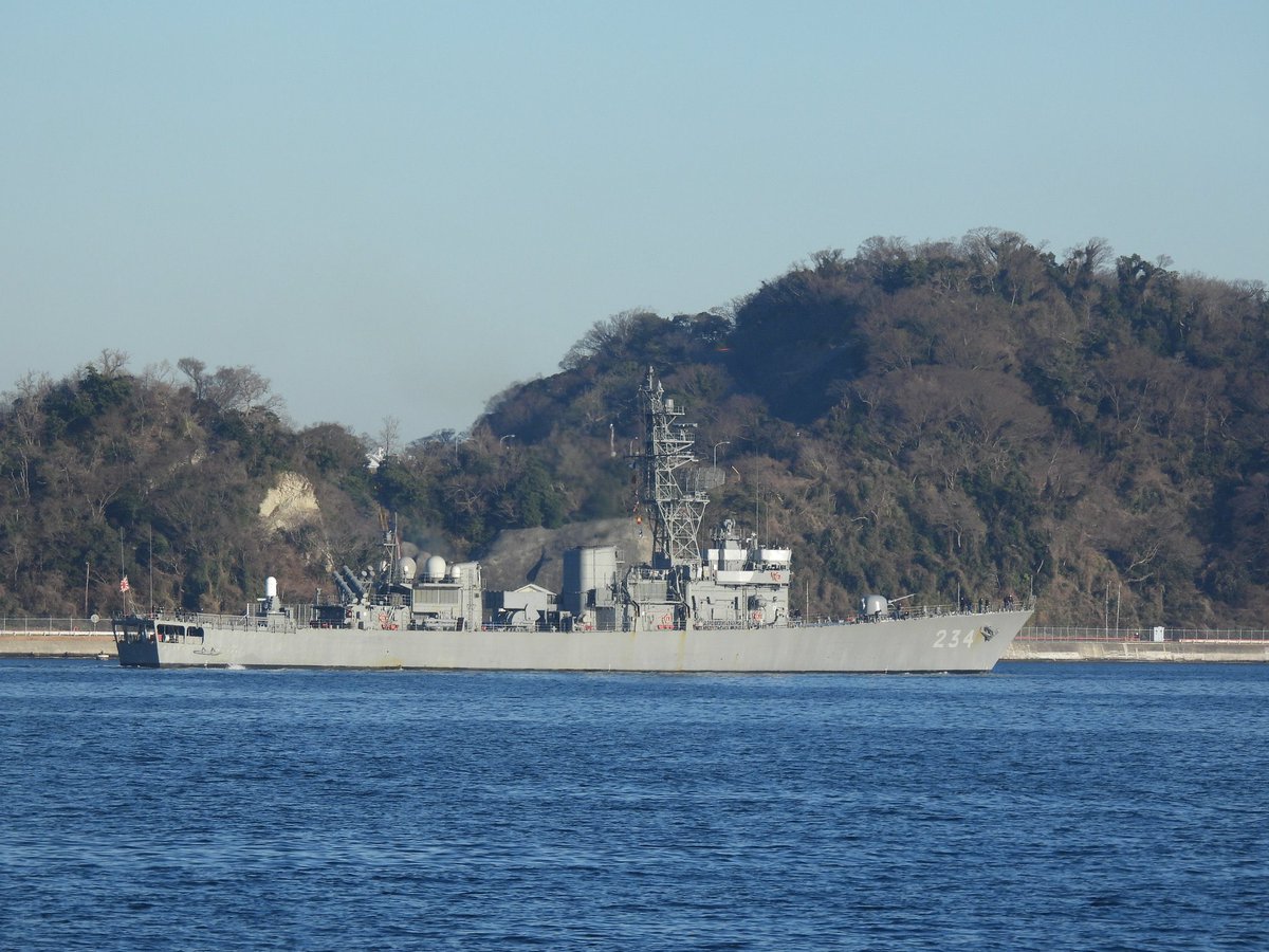 WarshipCam's tweet photo. Japanese Maritime Self-Defense Force Abukuma-class destroyer escort JS Tone (DE-234) leaving Yokosuka, Japan - February 6, 2023 #jstone #de234

SRC: TW-@MICHIYAM https://t.co/gBwZhGNUHr