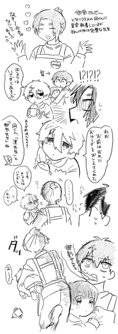 注意ならくがきまとめ
れおなぎ

⚠️1枚目幼児化
⚠️2枚目普通のれおなぎ
⚠️3枚目(-×-)さん女体化
⚠️4枚目ケモ耳 