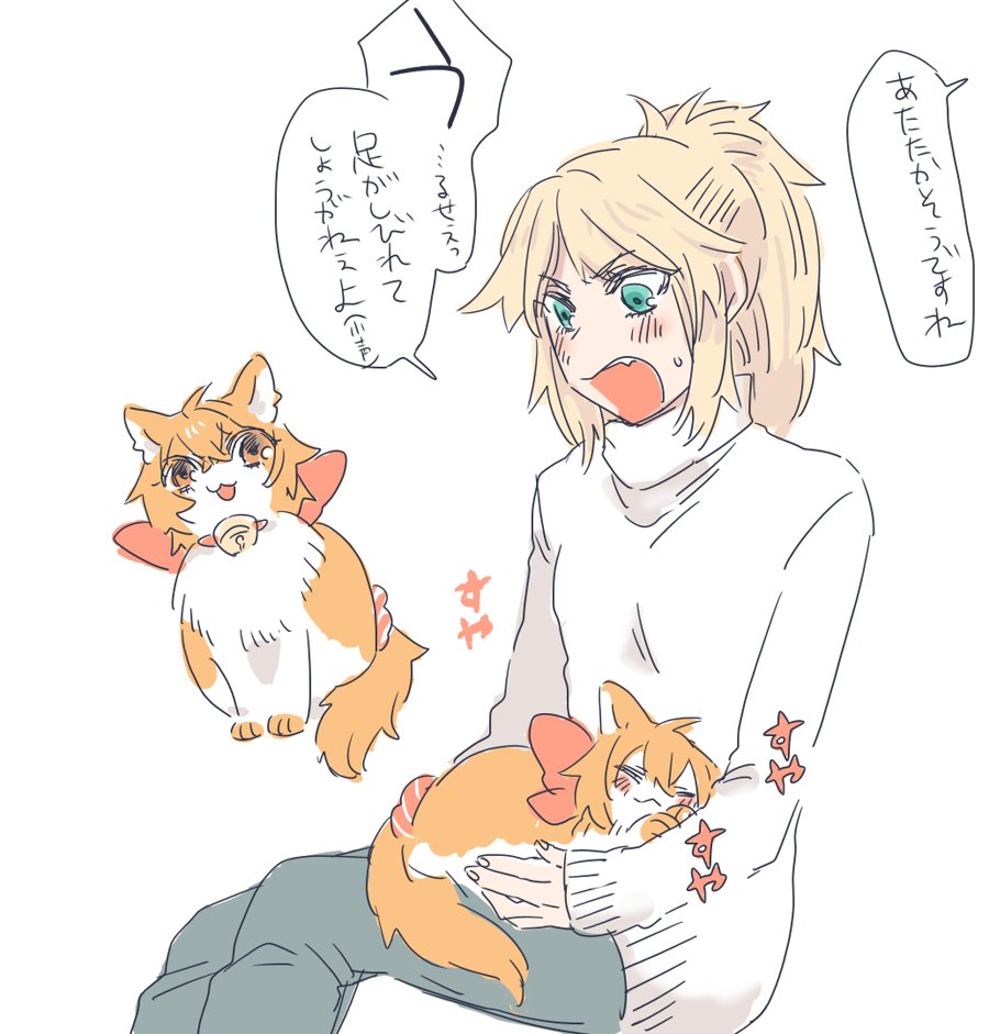 もーぐだ♀ちゃん
すみません二年くらい前にいただいたましまろさんを今更見返して描いてみました…送ってくださった方もう見られたないかもですが…もーさんとぐだこにゃんで描いてみました… 