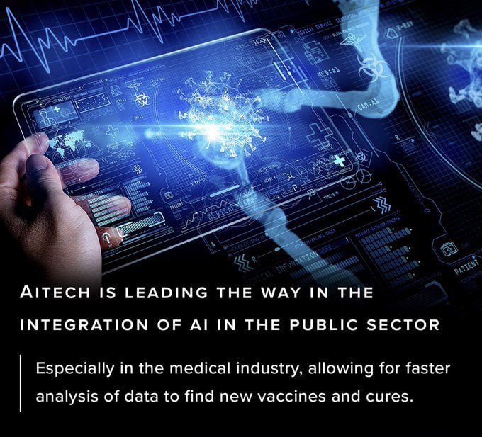 AITECH_io's tweet photo. AITECH is leading the way in the integration of AI in the public sector, propelling institutions forward. Especially in the medical industry, allowing for faster analysis of data to find new vaccines and cures. 💪

Discover more: https://t.co/qLheKZMycY https://t.co/7GwCtFqotH
