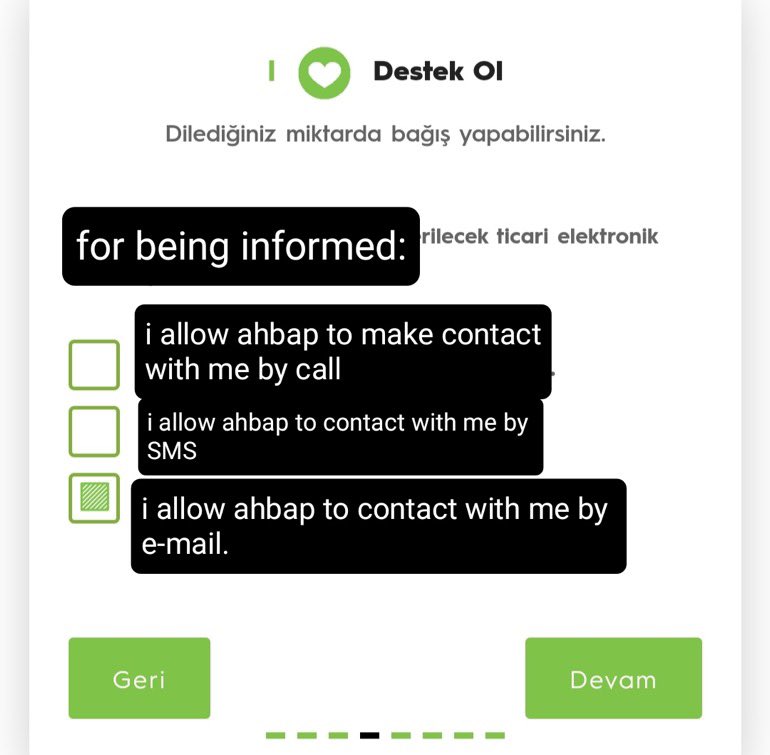 💗TURKEY EARTHQUAKE HELP💗
We were able to donate with the help of our lovely STAY moot. Follow the pictures below after clicking on the link provided.

200 tl = $10.62 USD 

#TurkeyEarthquake #Turkey #TURKEYNEEDSHELP 

Donation 🔗 ahbap.org/bagis-kategori…