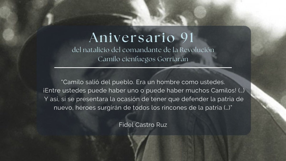 #CamiloVive #CamiloEsPueblo #Cuba