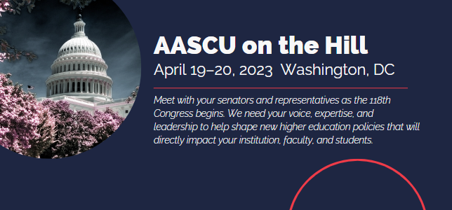 AASCUPolicy's tweet photo. 📢📢📢Register today for the inaugural @AASCU on the Hill event. Join your colleague presidents/chancellors/system leaders and government relations staff of regional public colleges and universities. Additional information: https://t.co/Ok15M6tsXz #RegionalComprehensive https://t.co/ZMaQPBcudT