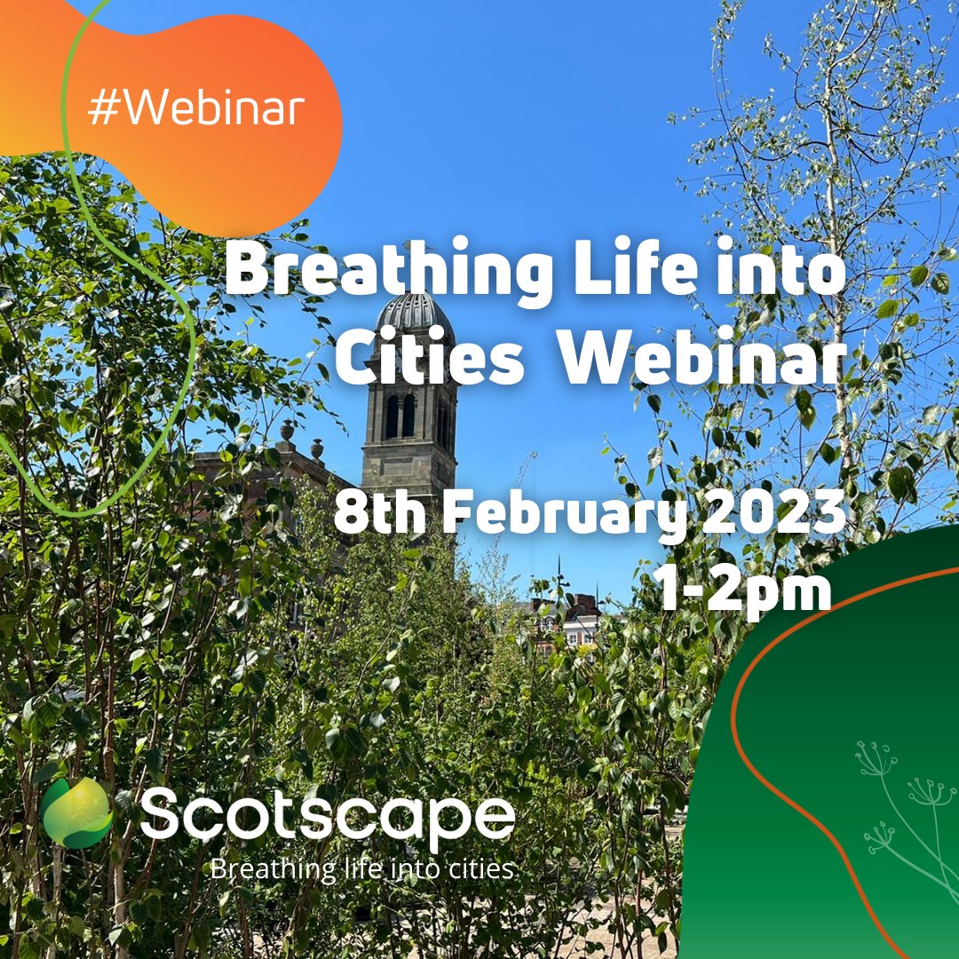 Join our CEO and founder at 1pm on 8th Feb for this month's free Breathing Life into Cities #webinar to find out more about our #urbangreening solutions and how they can increase #biodiversity and improve #airquality. Reserve your space here: eventbrite.co.uk/e/breathing-li… #livingwalls