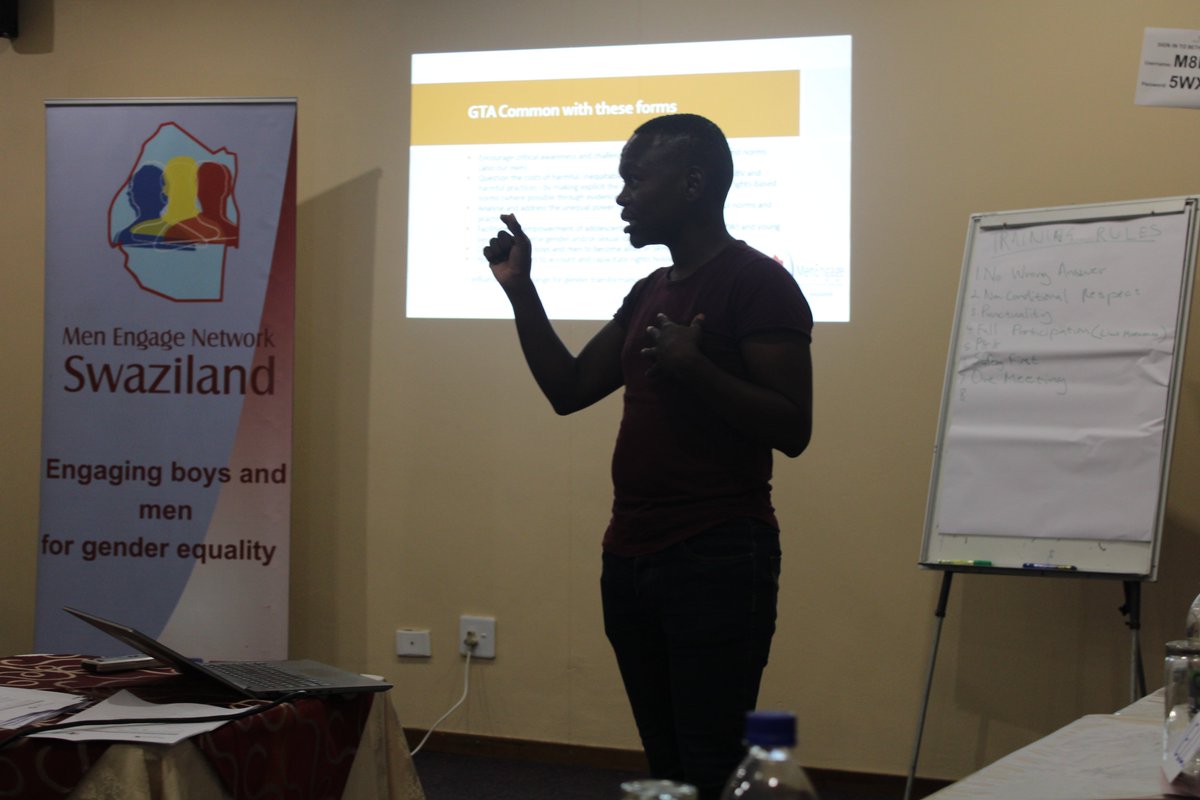 GenderAgainst's tweet image. Greetings MAGBV Family?
A recap we took part on Youth Capacity Building Training hosted by @MenEngageSW Gender Transformative Approach addresses root causes of vulnerability to HIV and seeks to reshape the beliefs, attitudes and behaviours of individuals.
#gendermainstreaming