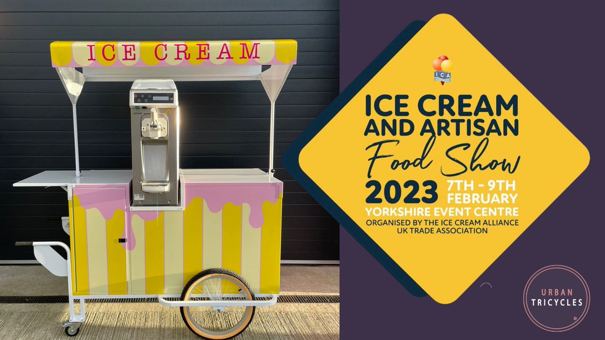 We're off to the Ice Cream Show tomorrow and we can't wait to officially launch our Brand New Soft Serve Cart

#softserve #softserveicecream #icecream #icecreamlovers #vanilla #icecreamcart #icecreambike #madeinbritain🇬🇧 #gelatocart #gelatology #carpigiani #icecreamvan