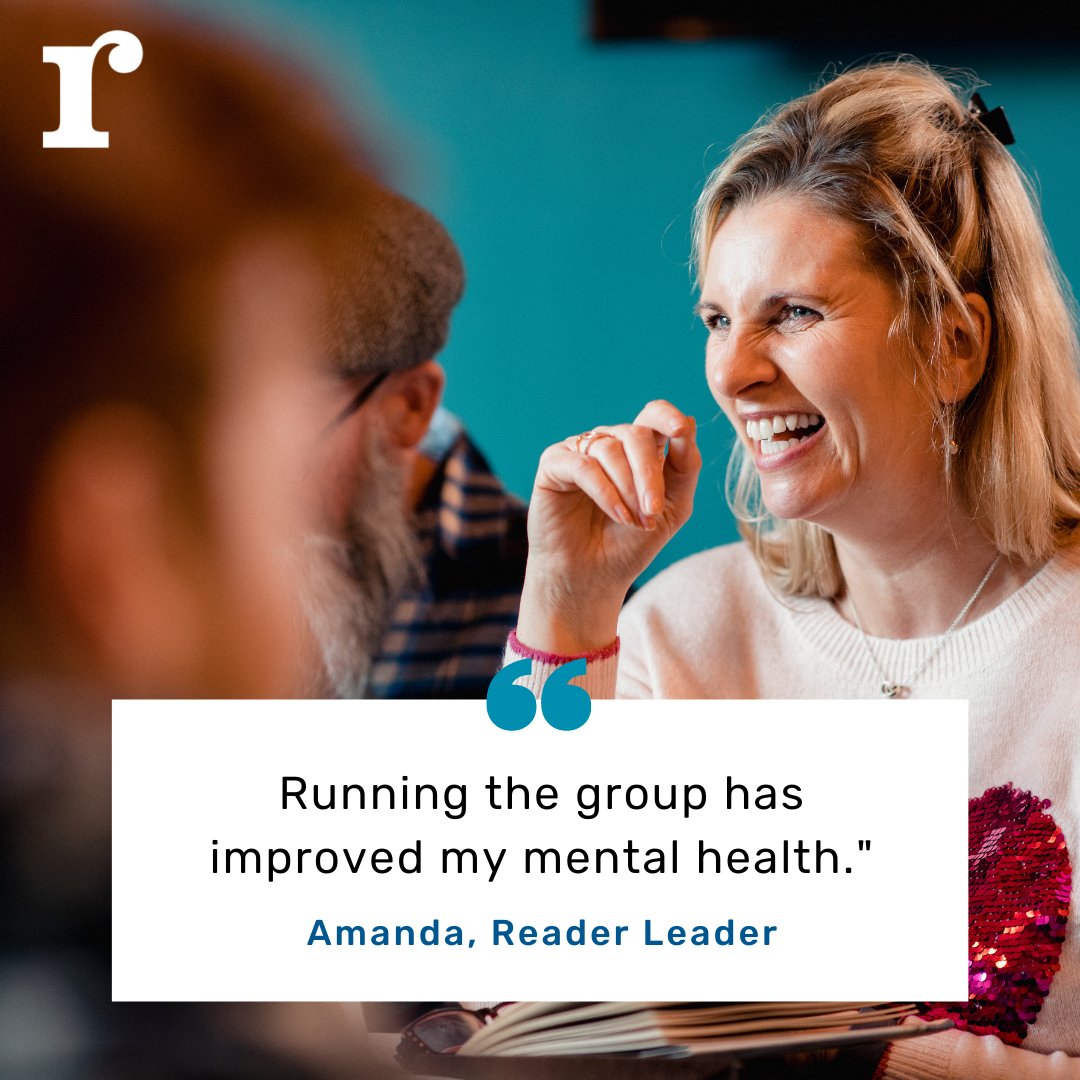 It's #ReclaimSocial Day, so we're sharing some #SharedReading positivity to brighten up your feeds.

You can read the rest of Amanda's story here: ow.ly/BVIW50MKnl1

Feeling inspired? Why not explore volunteering opportunities in your area: ow.ly/QLJa50MKnl2