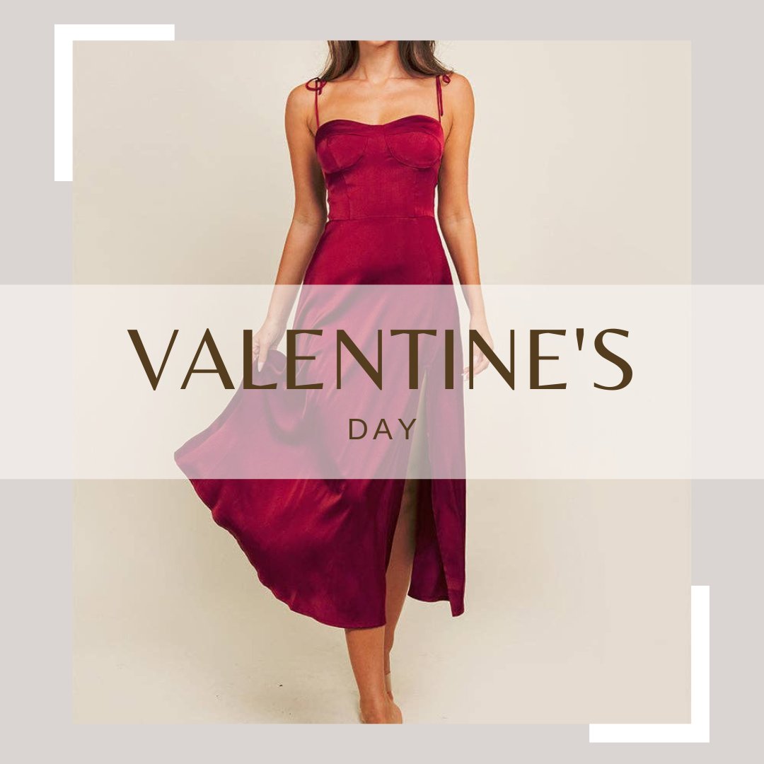 Treat yourself to something special this Valentine's Day with a beautiful dress that will make your evening sparkle!

#fashion #style #ootd #fashionblogger #fashionstyle #timelesslook #stylepost #supportsmallbusiness #newenglandbusiness #valentinesday #datenight #datenightdress #