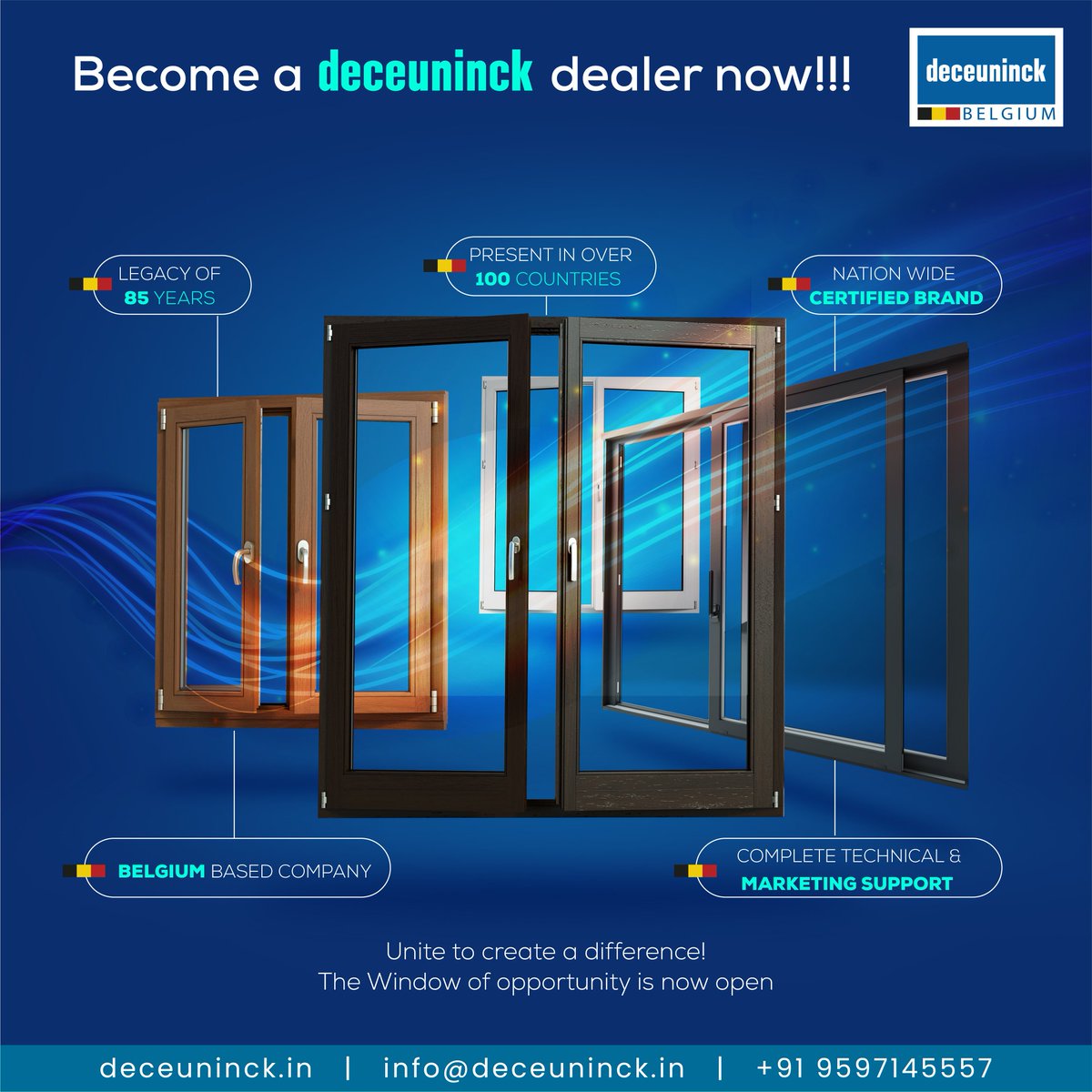 Deceuninck_In's tweet photo. Deceuninck in India is one of the fastest growing UPVC Profile company with more than 60 authorized and certified channel partners making high quality UPVC Doors and Windows.
#deceuninckgroup #upvcwindowsanddoors #TheColoursofNature #HighQuality #NoiseInsulation https://t.co/iwm8GHWCAP