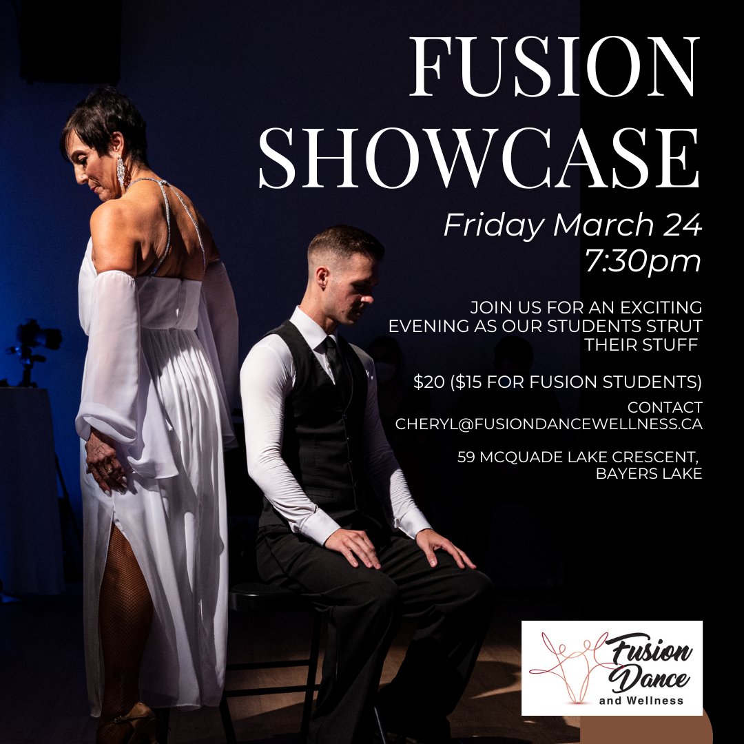 Fusion2Dance's tweet photo. Come see our amazing students strut their  stuff on Friday, March 24, at 7:30 pm!

#fusiondance https://t.co/fgvR4nGRm1