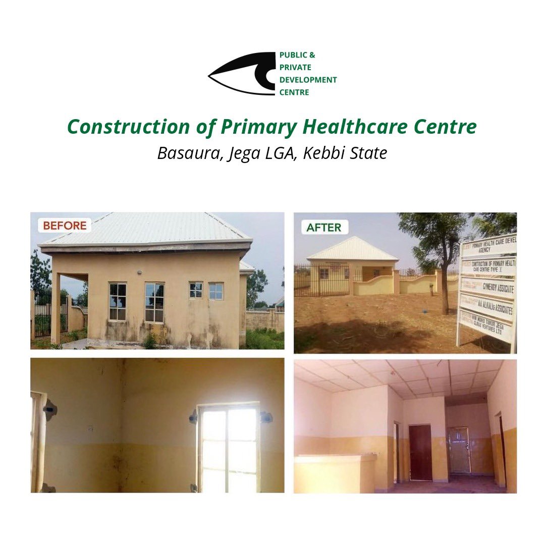 PPDC_ng's tweet photo. Did you know? 

PPDC led the campaign to fix the PHC in Basaura community, Kebbi State which was built and abandoned after construction.

Following our constant advocacy and publication of a report, the PHC  was fixed and functional.

#Budeshi #OpenItToFixIt https://t.co/iRoRMl0KpO
