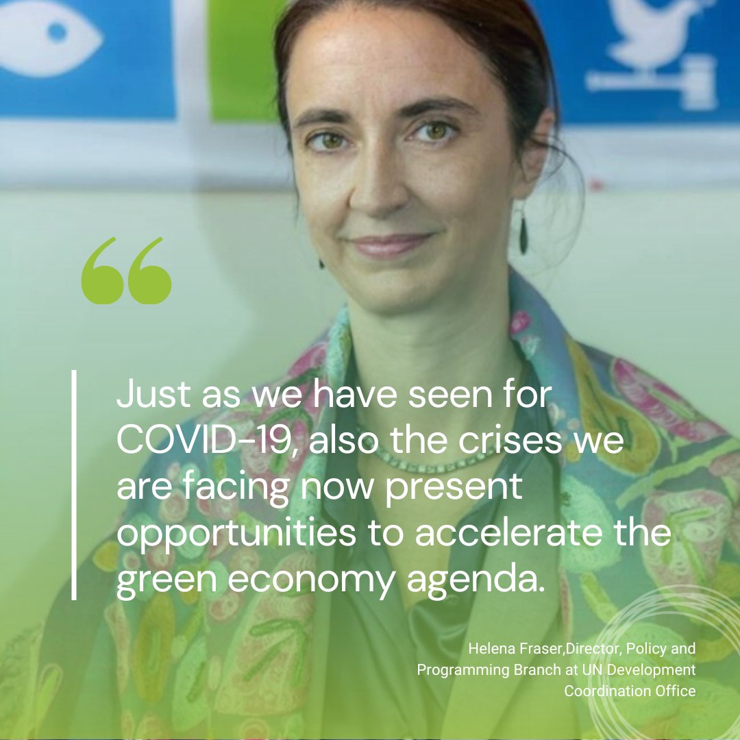 UN Partnership for Action on Green Economy (@_un_page) on Twitter photo What's next?
New #challenges bring new #opportunities. Wrapping up 2022 means reflecting on the crises we've faced - and on our next steps towards an #inclusive #greenrecovery for a #sustainablefuture.♻️
Don't miss our Annual Report Release on 02.03! 📣
<a href="/UN_SDG/">UN Sustainable Development Group 🇺🇳</a> <a href="/HelenaFraserUN/">Helena Fraser</a> What's next?
New #challenges bring new #opportunities. Wrapping up 2022 means reflecting on the crises we've faced - and on our next steps towards an #inclusive #greenrecovery for a #sustainablefuture.♻️
Don't miss our Annual Report Release on 02.03! 📣
<a href="/UN_SDG/">UN Sustainable Development Group 🇺🇳</a> <a href="/HelenaFraserUN/">Helena Fraser</a>