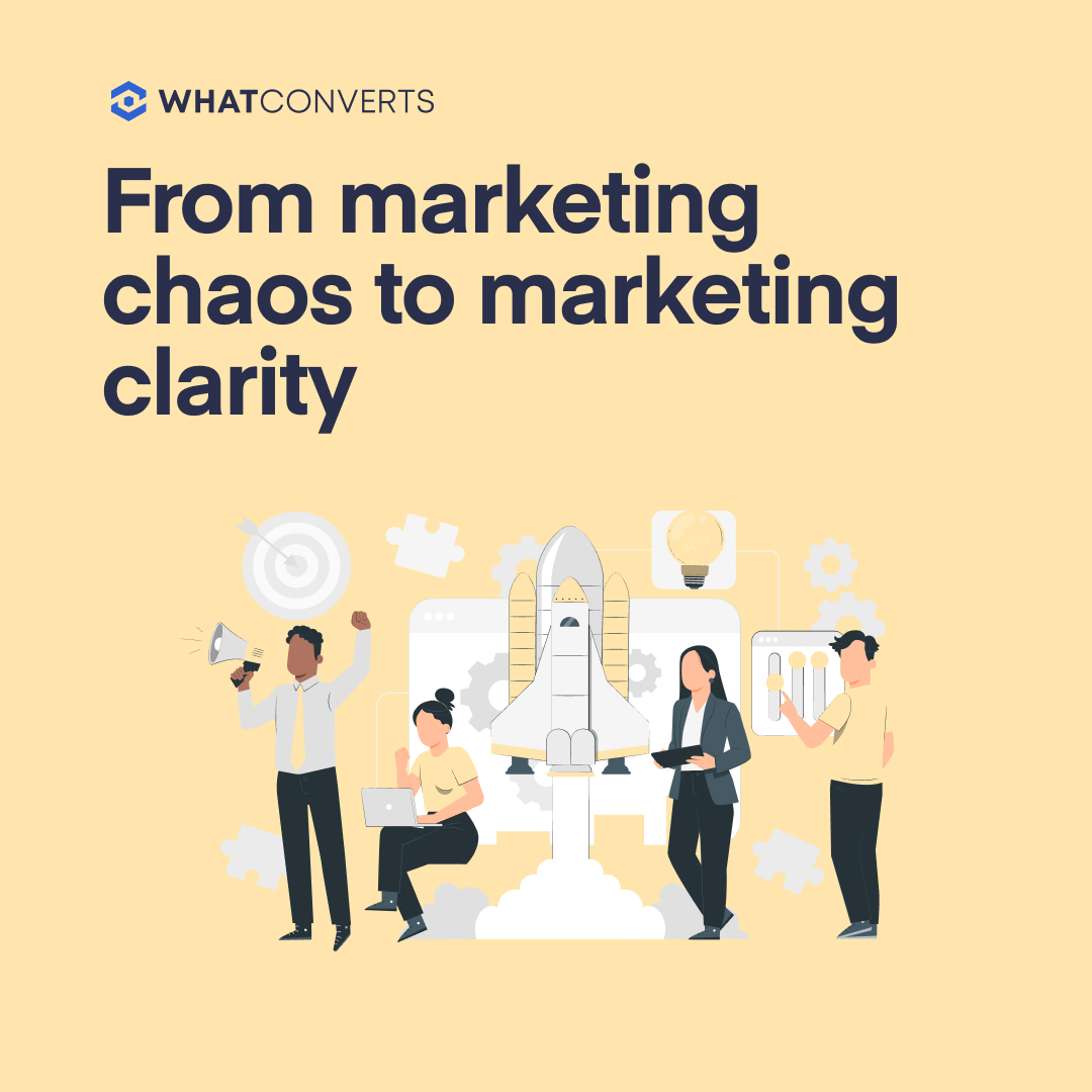 whatconverts's tweet image. Do you have the Time, Tools and Experience to change your marketing chaos into marketing clarity? 

Interested to see how we tie every lead back to every channel? 

whatconverts.com

#whatconverts #leadtracking #marketing101 #leadreporting #martech #roas #marketingclarity