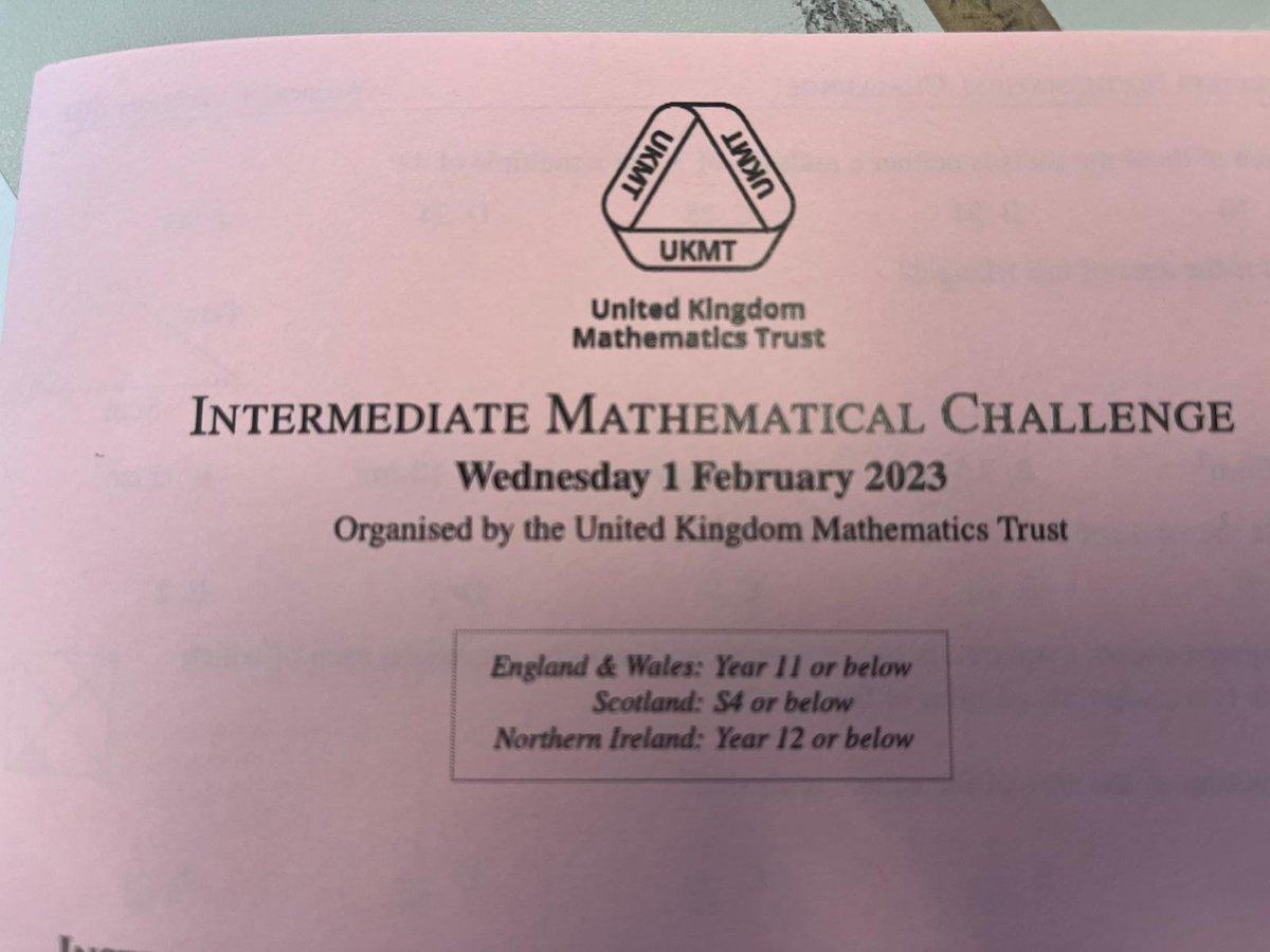 FollowDECTC's tweet photo. Students in year 9 undertook the UK Maths Challenge on Thursday. The Intermediate Mathematical Challenge is a 60-minute, multiple-choice Challenge. It encourages mathematical reasoning, precision of thought, &amp; fluency in using basic mathematical techniques to solve problems😀 https://t.co/EvjYaCzkl4