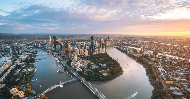 WiskAero's tweet photo. In July 2022, Wisk signed a partnership with @SEQMayors to bring AAM to the region. Today we are launching our joint opportunities paper for the region. Read more about how AAM can transform Queensland.