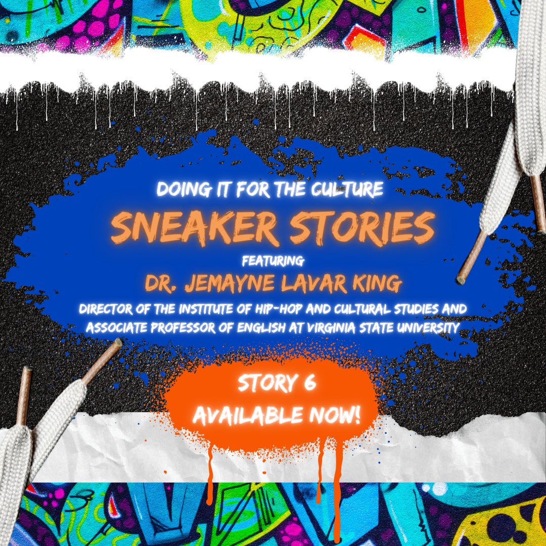 vsulibraries's tweet photo. ๐๐๐ป๐ STORY 6 IS AVAILABLE NOW!!!
Check out the Doing It For The Culture: Sneaker Stories LibGuide: https://t.co/6AwXkoD6Cw
#DoingItForTheCulture #SneakerStories #VSULibraries #VirginiaStateUniversity #GreaterHere #GreaterHappensHere https://t.co/bb88SOOVaI