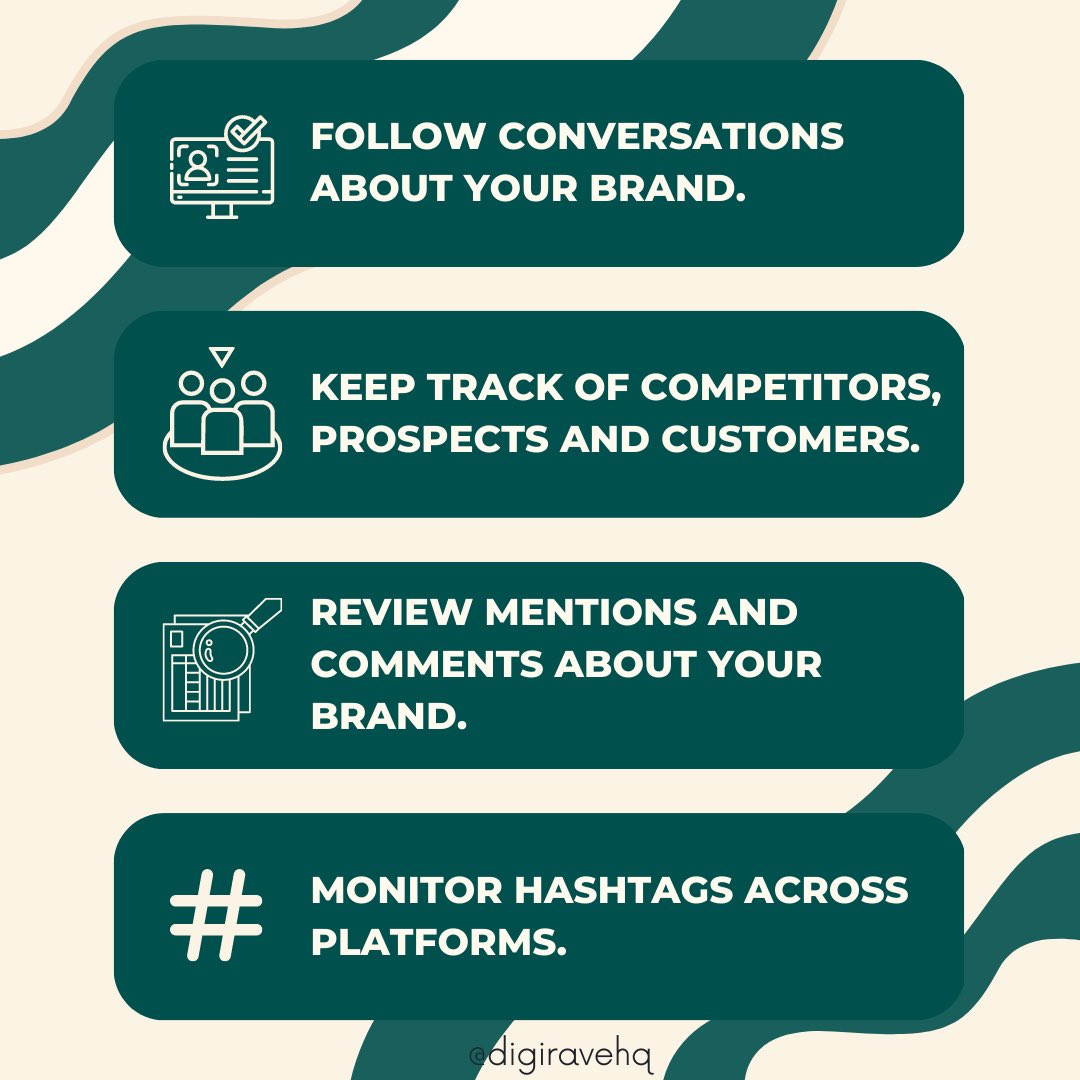 DigiRaveHq's tweet photo. Are you using social listening for your business?

If you don’t have a social listening strategy, you’re missing out on some of the most valuable data available to help build your business.

#DigiRaveAgency #Agency #SocialListening #strategy #Ghana https://t.co/5G4X7LXKDS