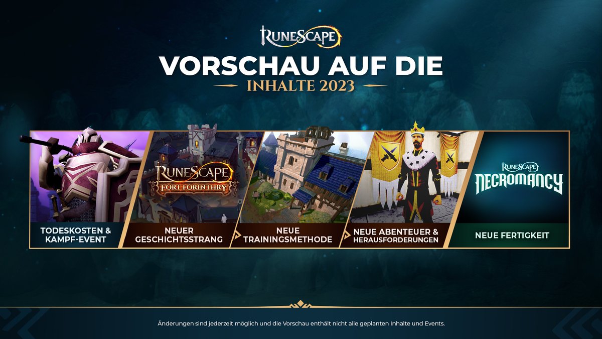 Mach dich auf unseren neuesten Geschichtsstrang 'Fort Forinthry' bereit, der nächste Woche startet! 🥳

Außerdem erwarten dich diese Woche neue Beute von Prime Gaming, Hingabegeister sowie eine erweiterte Edition von unseren Freund*innen bei Melvor Idle!

rs.game/Diese-Woche-in…