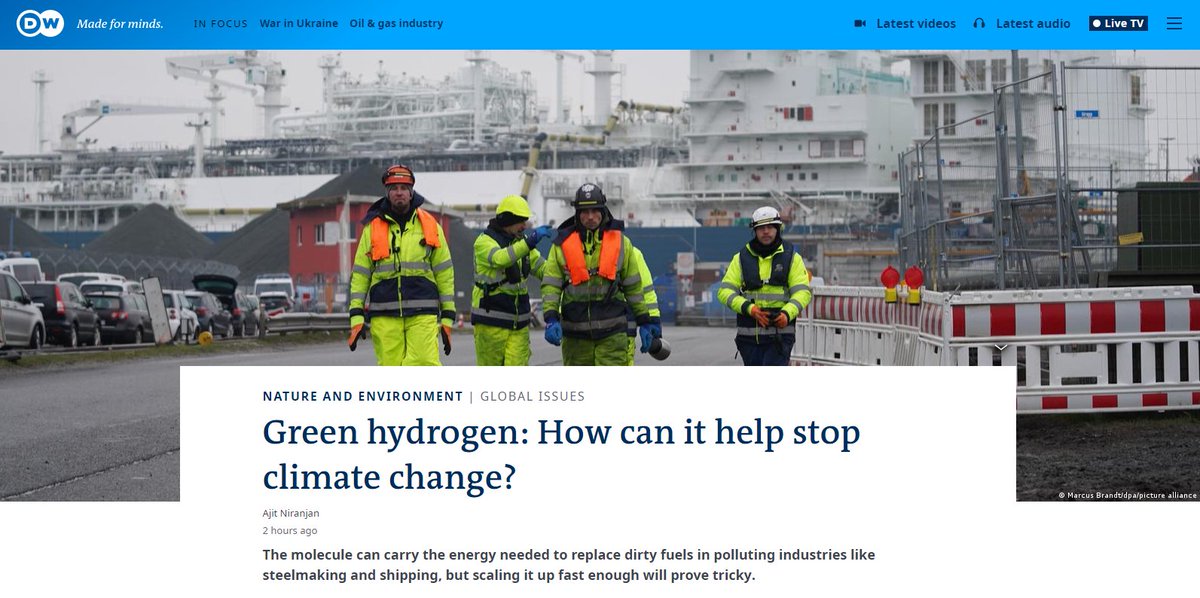 "<a href="/CoVaitea/">Vaitea Cowan</a>  [...], said policymakers need to 'clearly define what renewable hydrogen is' to help the industry attract funding. They also need to 'stop subsidizing fossil fuels,' she added."

<a href="/dwnews/">DW News</a> article worth reading: dw.com/en/green-hydro…

#GreenHydrogen #RenewableEnergy
