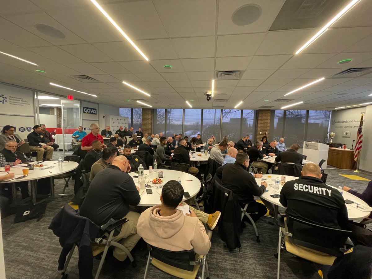 Atlas_IED's tweet photo. Incredible turn out in New Jersey where police, SRO's, K-12 administrators, and even higher education staff are on hand to make their campuses safer. Love to see it! Great job New Jersey! #highered #saferschools #masscomms #techforsaferschools https://t.co/2W7mR7UqO0