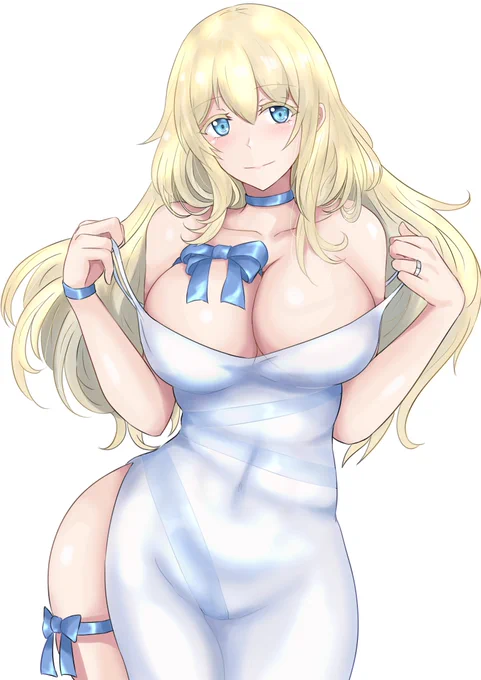 寒波かぱーん(涼し気ドレス) 