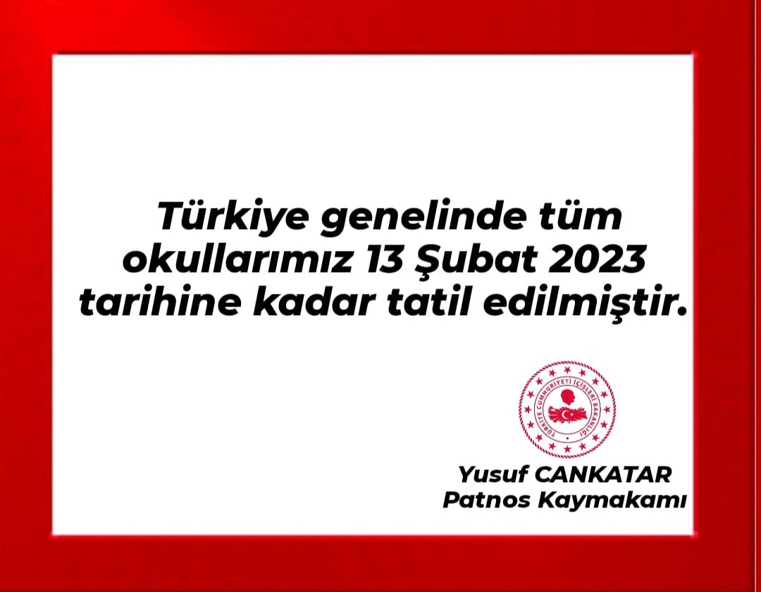 Patnos Kaymakamlığı (@patnos_004) on Twitter photo 