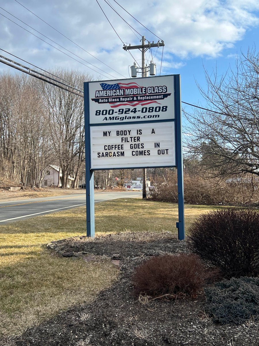 AMGGLASS's tweet photo. #signs #americanmobileglass #amgglassnj #amgglassny #amgsigns #windshieldrepairs #windshieldreplacements #autoglassreplacement #autoglass #autoglassprofessionals https://t.co/RFwL5dnGFS