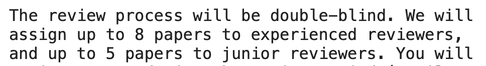 I am happy to review for #ICCV2023. However, I can not provide quality reviews (and a quality review after rebuttal) for 8 papers on top of my academic duties.Wouldn't it improve the quality of the reviews if every submitted paper came with the promise of 3 reviews among authors?