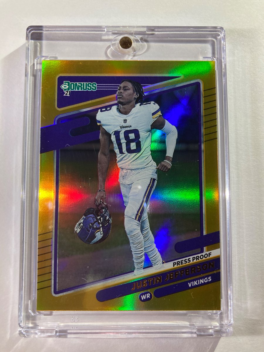 1218Sports's tweet image. 🎁Appreciation Day Giveaway🎁

Winner will be picked Saturday

#SuperBowl Week!

🔥Justin Jefferson Gold Press Proof

To enter
1. Follow
2. Retweet
3. Like

@sports_sell #NFL #Minnesota #Vikings #Skol