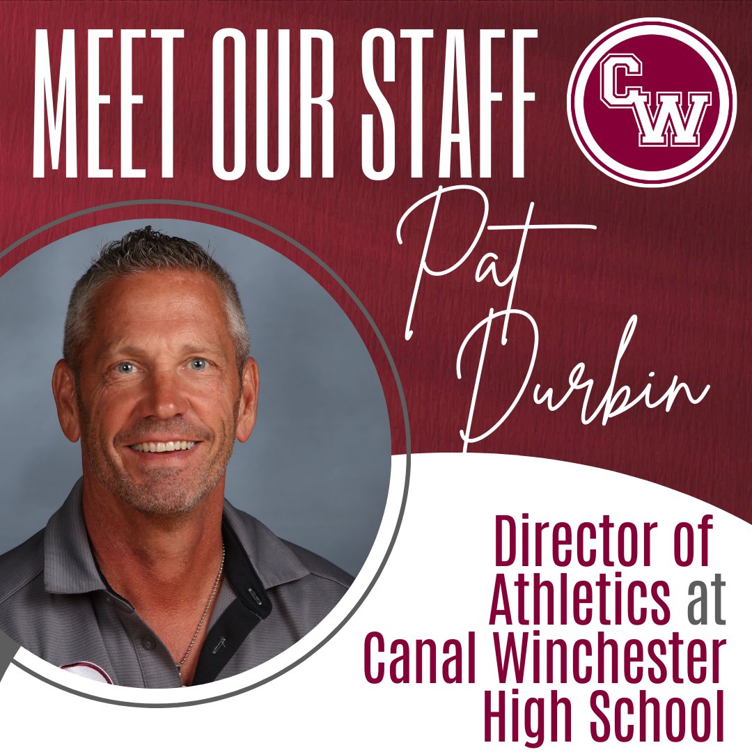 Meet Mr. Pat Durbin, Director of Athletics at Canal Winchester High School. bit.ly/3RxTr7j