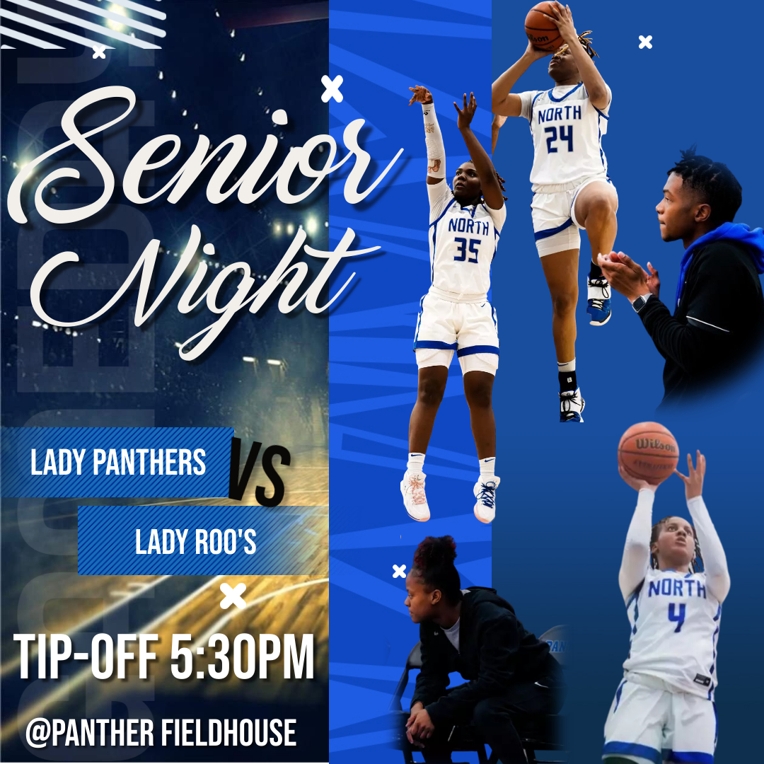 NoCroWBB's tweet photo. It's GAME DAY! Come out tonight and cheer on the Lady Panthers as our Seniors take the court for the final time at the Panther Fieldhouse. Tip-off is 5:30pm, all senior nights events will follow the game. 

Tonight will be VARSITY ONLY. https://t.co/RnofnKt5fu